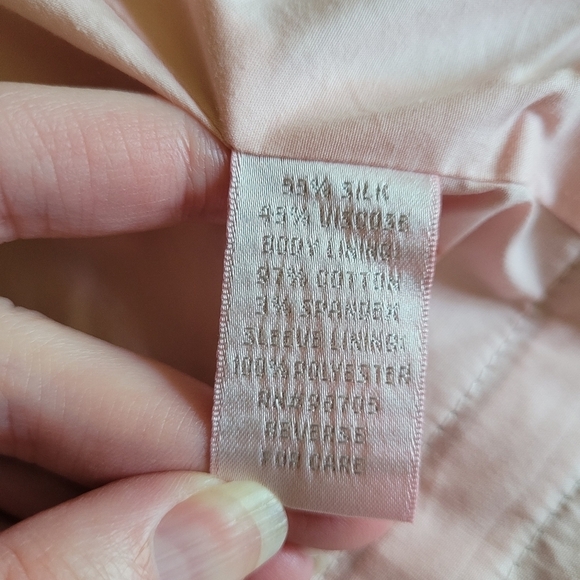 Rebecca Taylor silk blend cropped blazer size 4 - Picture 15 of 16